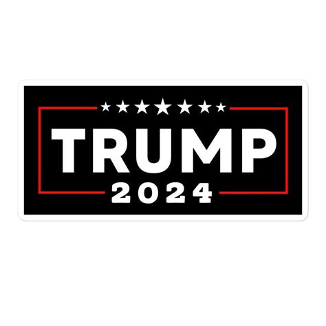 Trump 2024 Sticker Trump 2024 Decal Trump 2024 Bumper - Etsy UK