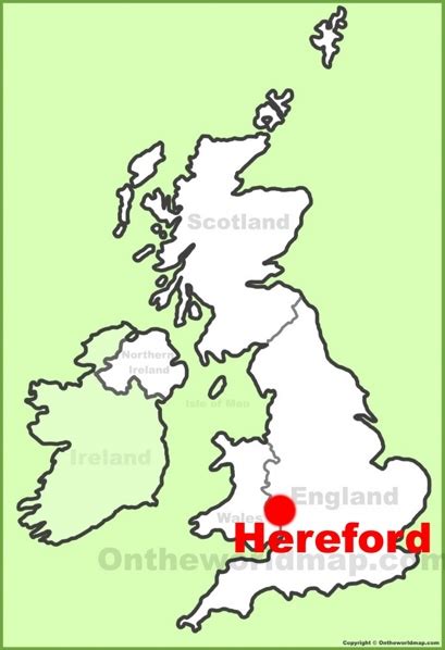 Hereford Maps | UK | Discover Hereford with Detailed Maps