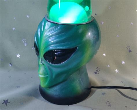 Rare Vintage Alien Green Lava Lamp Area 51 home decor | Etsy