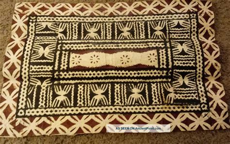 Tapa Cloth Museum Quality Tapa Cloth Very Very Old Tapa Clothmade In Fiji 18x12