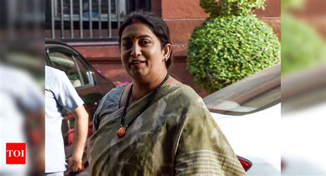 Committed to ensure women empowerment, children welfare: Smriti Irani | India News - Times of India