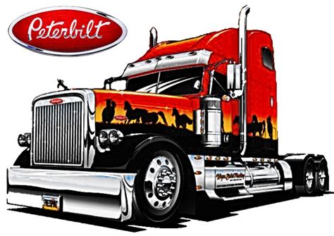 SEMI'S | Truck art, Peterbilt, Trucks