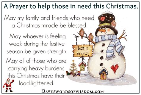 Daveswordsofwisdom.com: The Power of Christmas prayer is strong - Pass it on.