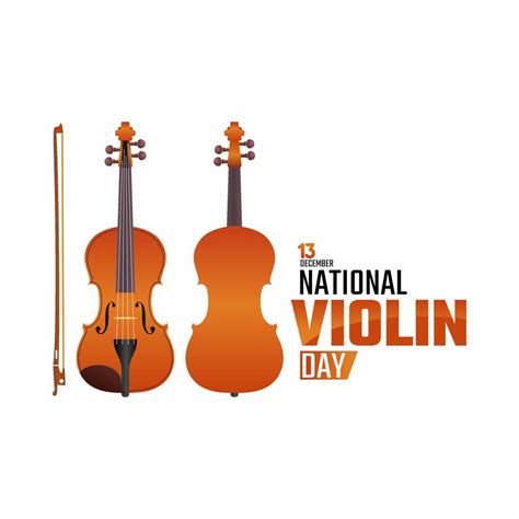 vector graphic of national violin day good for national violin day celebration. flat design ...