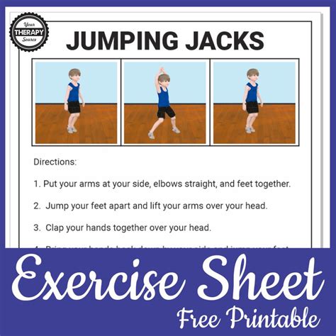 Jumping Jacks Exercise Description