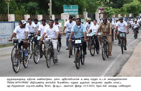 'Pedal With Pride' carries a healthy message, Madurai District ...