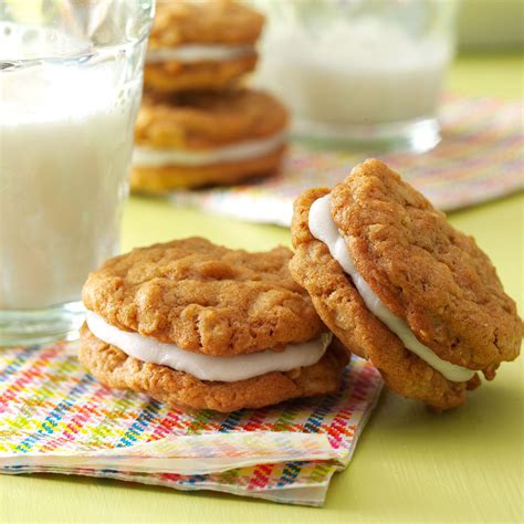 Oatmeal Sandwich Cookies Recipe | Taste of Home