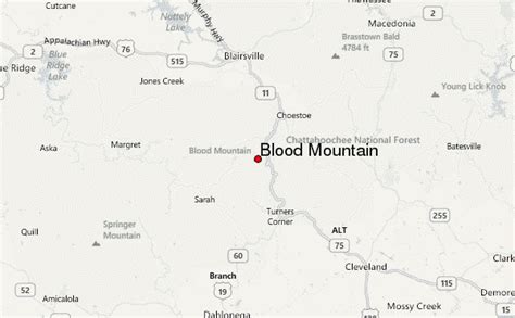 Blood Mountain Mountain Information