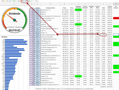 Dividend Tracker Spreadsheet Excel intended for Dividend Tracker ...