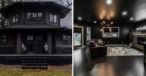 All-black House In Illinois Goes Viral For Its Look