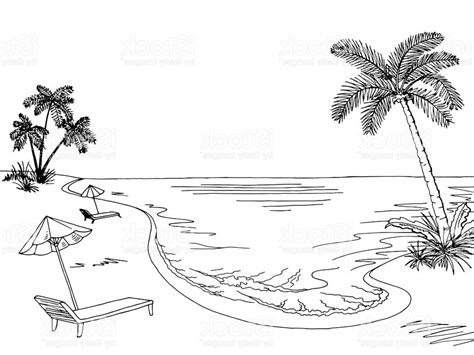 Beach Vector Black And White at Vectorified.com | Collection of Beach Vector Black And White ...