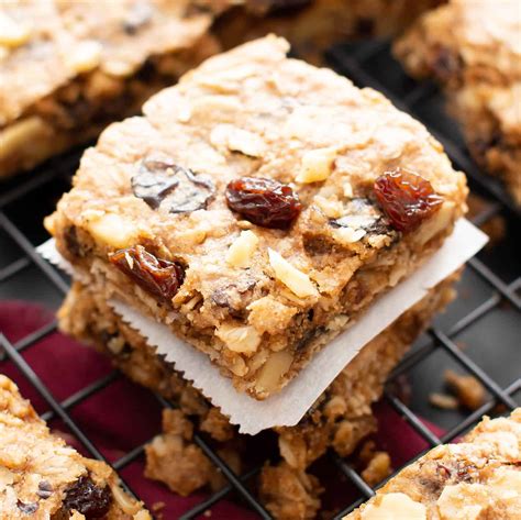 Vegan Gluten Free Oatmeal Raisin Cookie Bars Recipe – Easy, Healthy ...