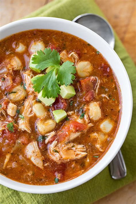 Mexican Chicken Stew with Hominy | The Cozy Apron