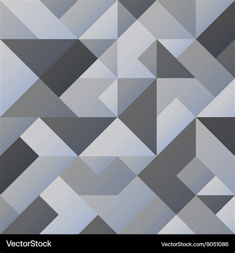 Grey geometric background Royalty Free Vector Image