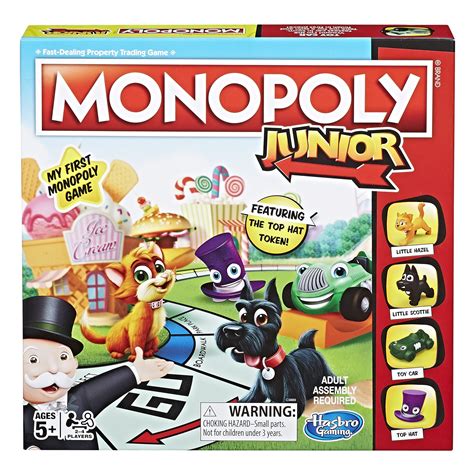 Buy Monopoly Junior Board Game, Ages 5 and up (Amazon Exclusive) Online ...