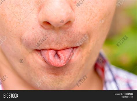 Tongue Rolling Curly Image & Photo (Free Trial) | Bigstock