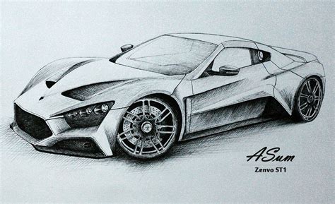 Cool Pencil Drawings Of Cars Images & Pictures - Becuo | rysunki ... Drawing Tips car drawing ...