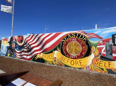 The City of Seaside unveils completed fire station mural | Flipboard