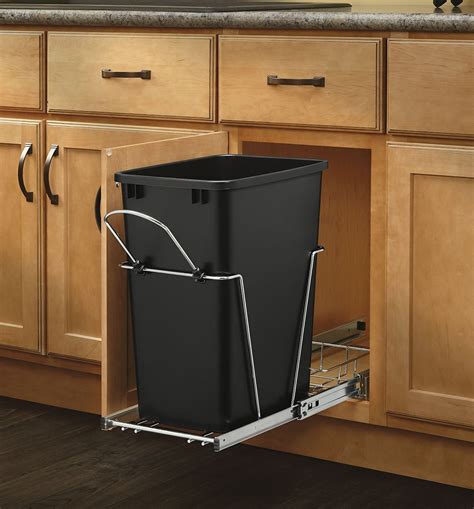 Rev A Shelf Pull Out Trash Can Garbage Bin Waste Container Kitchen Home 35 Quart 691039532138 | eBay