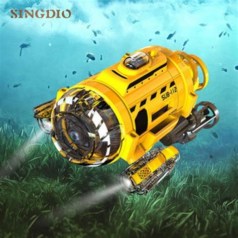 New Design RC Mini Submarines Model up to 4M Under Water Ship Children Learning Tools Birthday ...