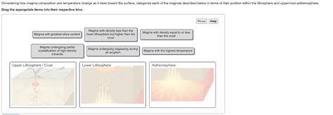 Solved Considering how magma composition and temperature | Chegg.com