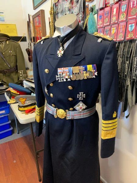 REPLICA WW1 IMPERIAL GERMAN NAVY ADMIRALS FROCK COAT - Quarterdeck ...