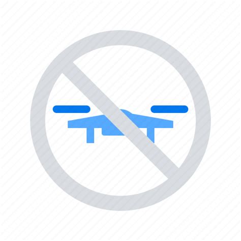 Drone, forbidden, prohibited icon