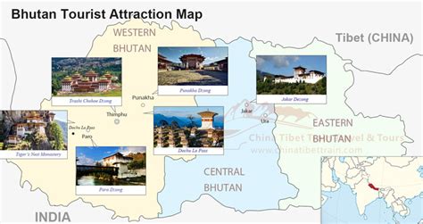 Tibet Nepal and Bhutan Travel Maps: Where is Tibet, Nepal and Bhutan ...