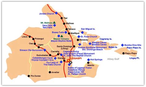 Albay Bicol Map