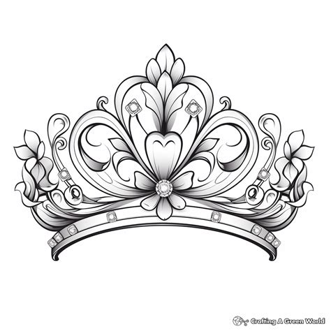 Tiara Coloring Pages - Free & Printable!