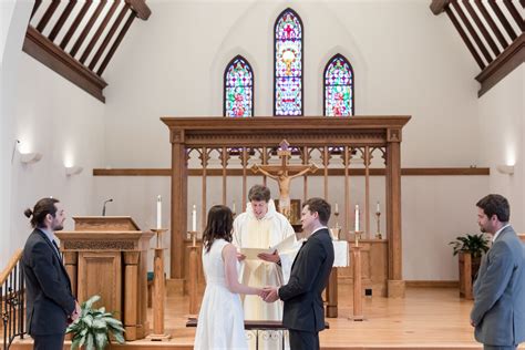 Taylor & Lauren | A Small Wedding Ceremony at Blessed Sacrament Church ...