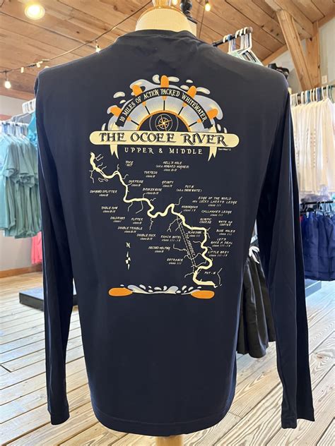 Ocoee River Map Shirt - Adventures Unlimited