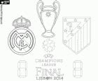 Olympique Lyon, Champions League coloring page printable game