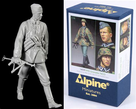 The Modelling News: Construction Review: 1/16th scale WSS Grenadier NCO from Alpine Miniatures.