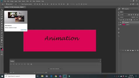 Animation in Photoshop : Moving Text | Adobe Photoshop CC Tutorial - YouTube