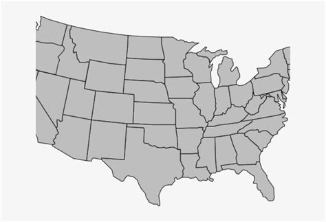 Map Of The Usa Clipart Grey - Colorado Electoral Votes Transparent PNG ...