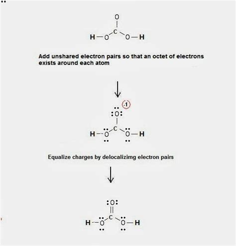 Lewis dot structure of carbonic acid H2CO3 | Chemistry Net