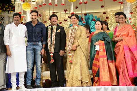 Celebrities At Rajendra Prasad Son Wedding Reception - TeluguCinema365