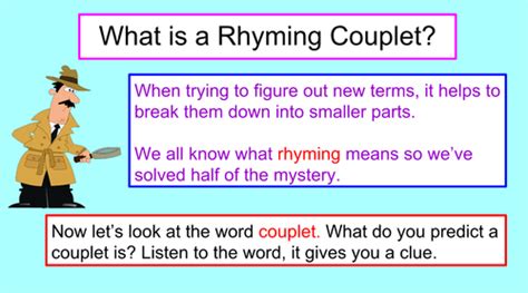 Rhyming Couplets Lesson | Teaching Resources