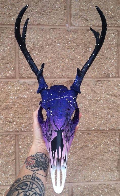 Items similar to Custom Painted Buck Skull for Comission on Etsy