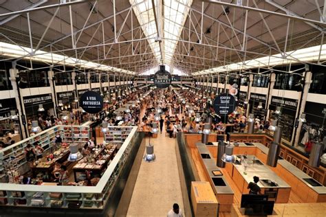 Time Out Market at Mercado da Ribeira - Food court and fresh food ...