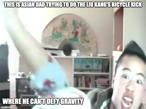 Liu Kang's Bicycle Kick Fail - Imgflip