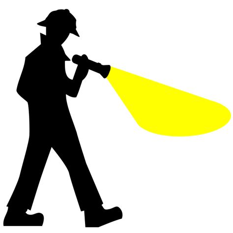 Free clip art "Detective Silhouette" by centroacademico