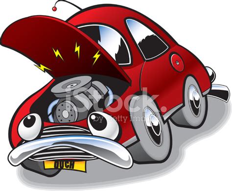 Cartoon of AN Old Broken Down Car Stock Vector - FreeImages.com