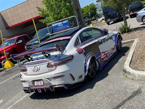 Awful Mercedes-Benz E400 Coupe Features Some Truly Nauseating Mods