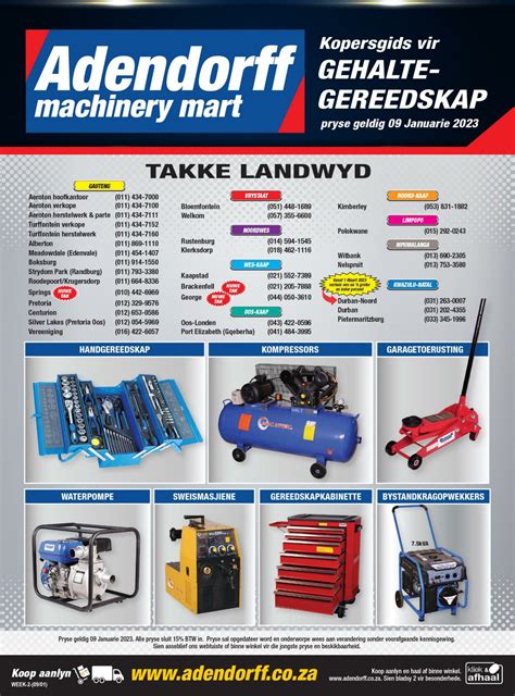 Adendorff Machinery Mart Promotional Leaflet - Valid from 09.12 to 09. ...