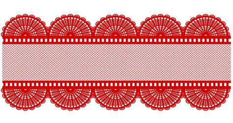 Red Lace Border Free Stock Photo - Public Domain Pictures