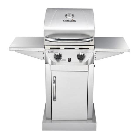 Char-Broil Stainless Stainless 2-Burner (20,000-BTU) Liquid Propane Gas Grill at Lowes.com