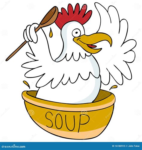 That Chicken Soup Tastes Funny... Stock Illustration | CartoonDealer ...