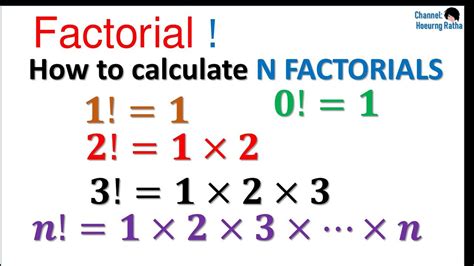 How to calculate factorials | Math resources, Calculator, Mathematics